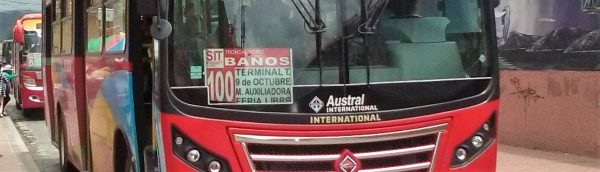 Cuenca: Bus to Baños